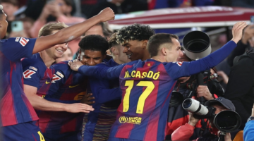 برشلونة يصالح جماهيره برباعية في شباك إسبانيول بالدوري الإسباني